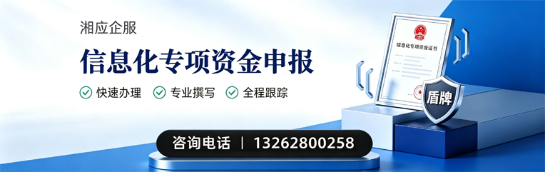 吕梁信息化专项资金申报服务