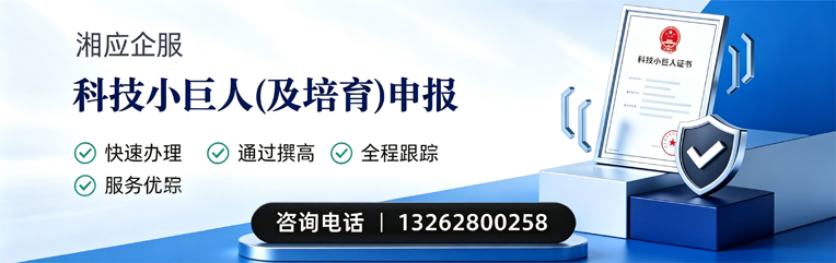 吕梁科技小巨人及培育企业申报服务
