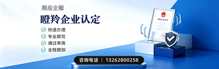 吕梁瞪羚企业认定申报服务