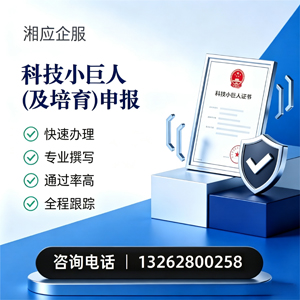 吕梁科技小巨人及培育企业申报服务